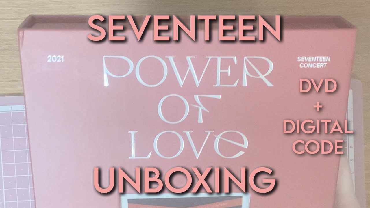 SEVENTEEN 'POWER OF LOVE' Concert DVD + Digital Code Unboxing