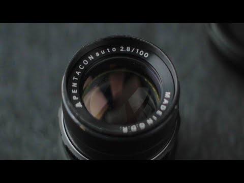 Pentacon Auto 100mm f2.8 Vintage Lens Review - YouTube