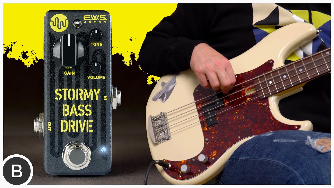 EWS Stormy Bass Drive ベース用オーバードライブ 初心者 バンド