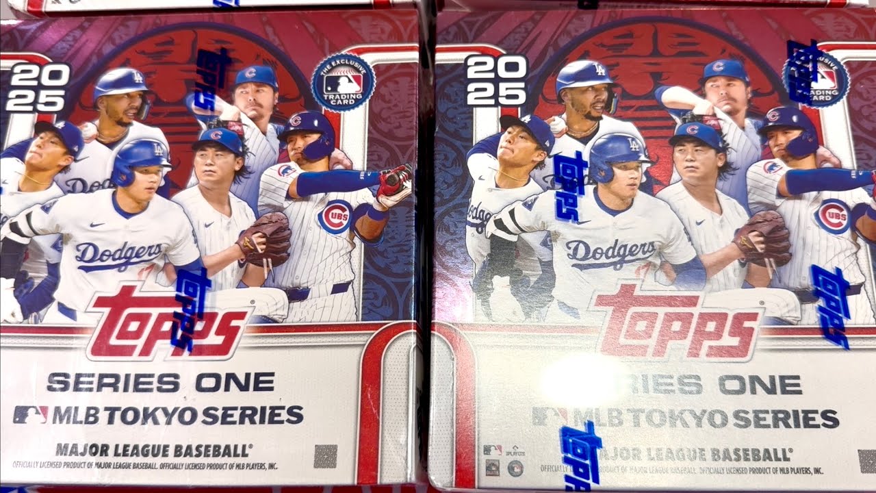 NEW! 2025 TOPPS JAPANESE TOKYO SERIES BOXES ! - YouTube