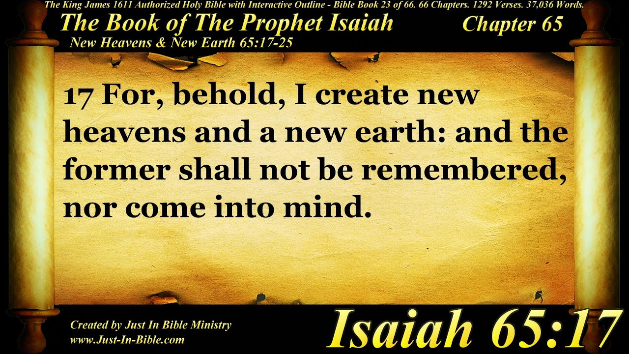 Isaiah Chapter 65 - Bible Book 23 - Holy Bible Audio Text - King