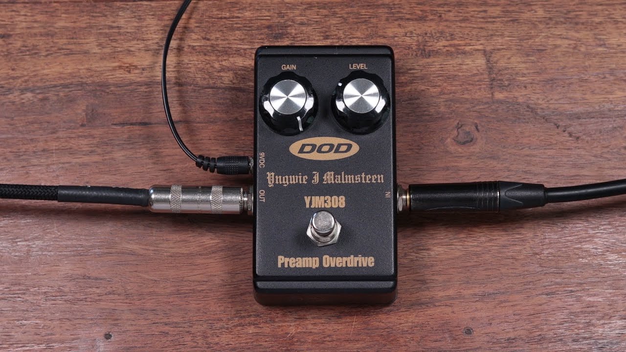 DOD YJM 308 Preamp Overdrive - YouTube