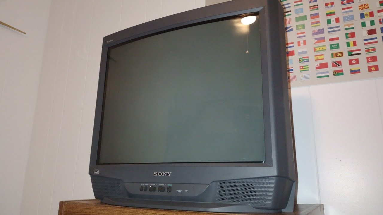 1998 sony trinitron model KV-27S45 - YouTube