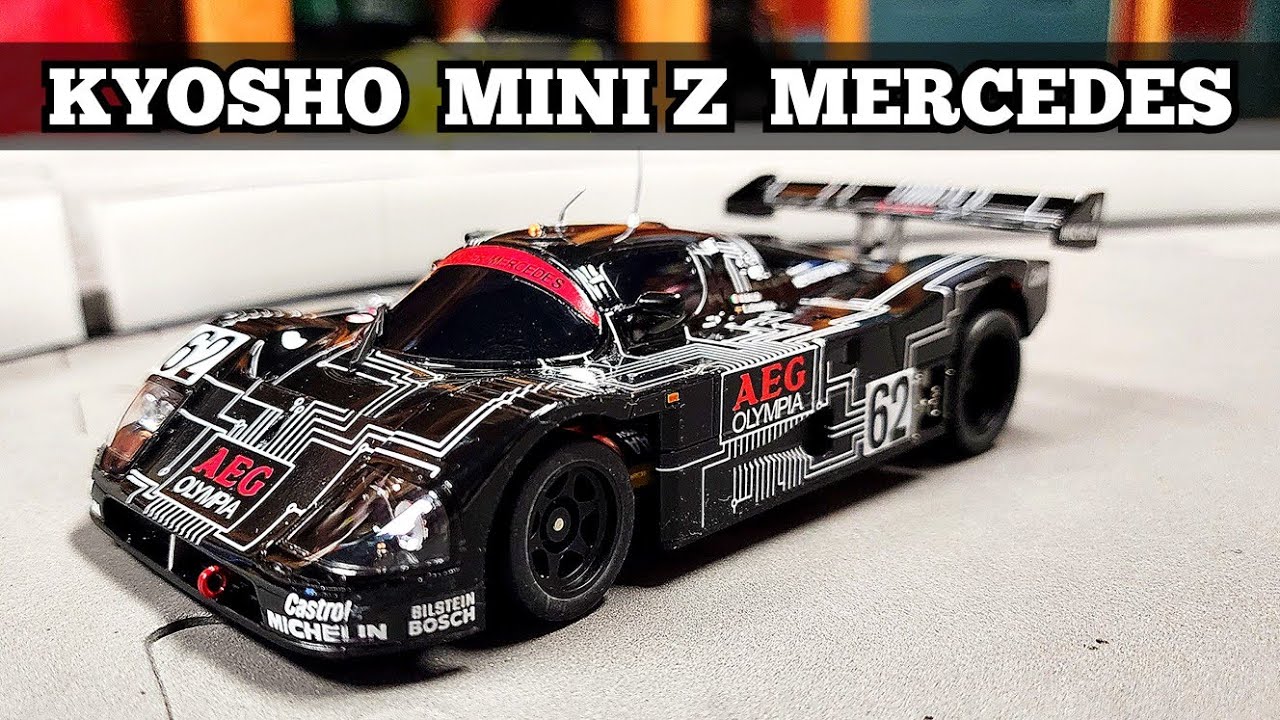 kyosho mini z Sauber Mercedes unboxing - YouTube