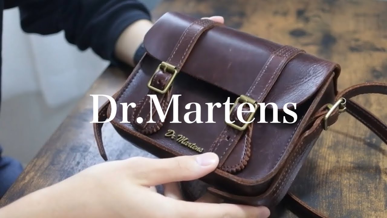 Dr.Martens 7インチサッチェルバッグの紹介と手入れ - YouTube