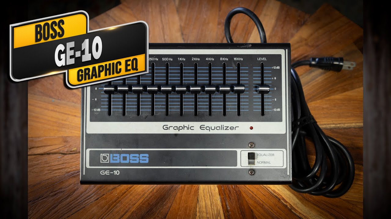 Boss GE-10 Equalizer - VGW - YouTube