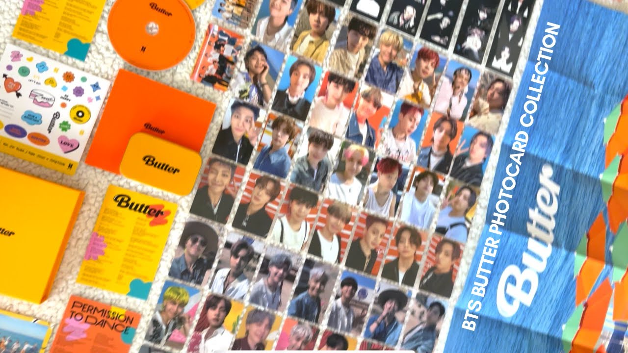 BTS Butter Photocard Collection Set Complete! - YouTube