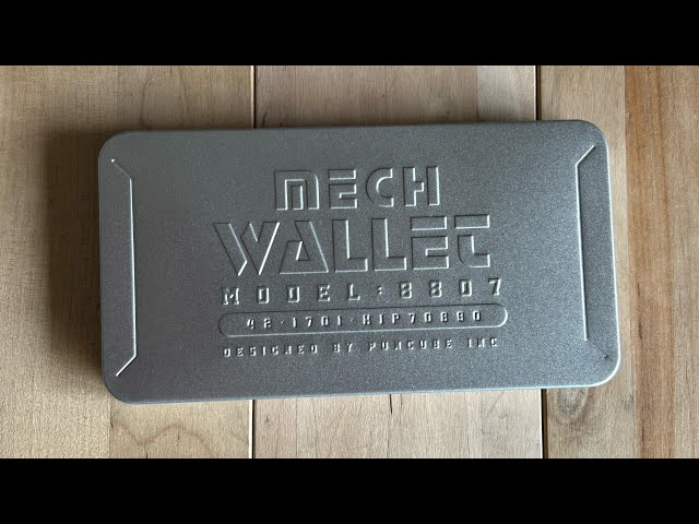 Unboxing - Puncube Mech Wallet Model 8807 - YouTube
