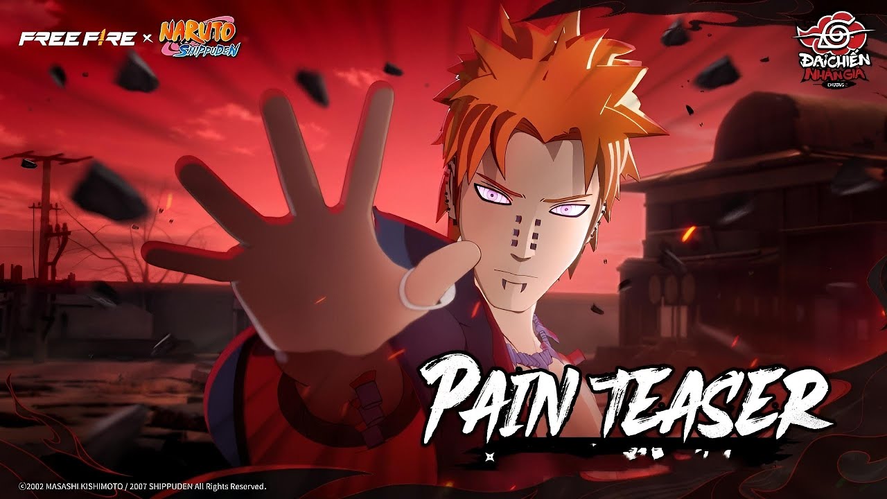 Free Fire x Naruto Shippuden | let the world know pain.Shinra