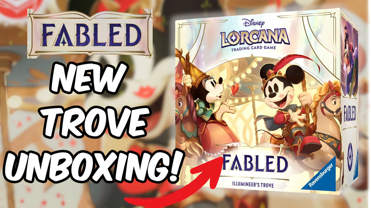 EARLY Trove Unboxing! FABLED First Look – Disney Lorcana - YouTube