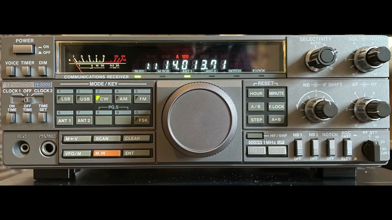 Kenwood R 5000 My first high end shortwave receiver and main radio