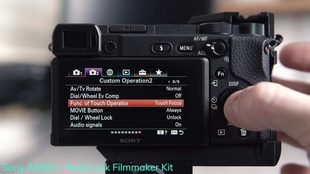 SONY A6400 - MENU SETTINGS FOR VLOGGING - Part 2/2 - Tubenoob
