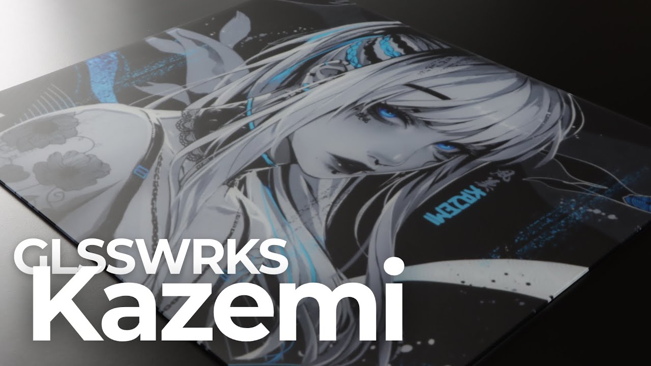 GLSSWRKS Kazemi とても質感の良いガラスマウスパッド - YouTube