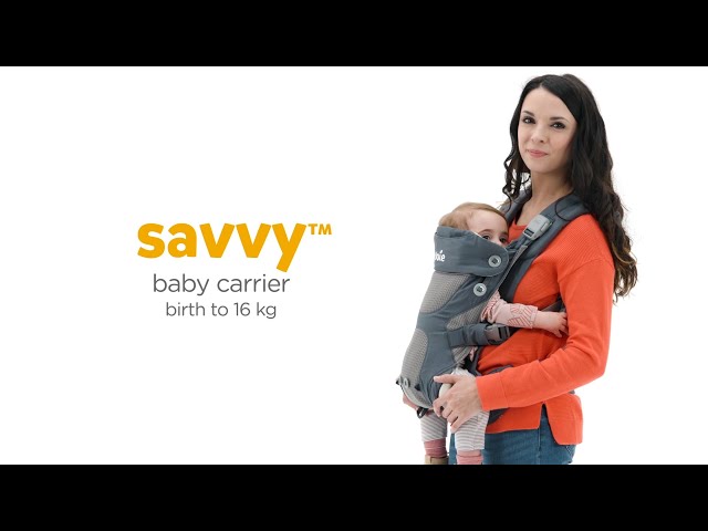 Joie Savvy™ | 4 in 1 Body Carrier for Newborns & Toddlers - YouTube