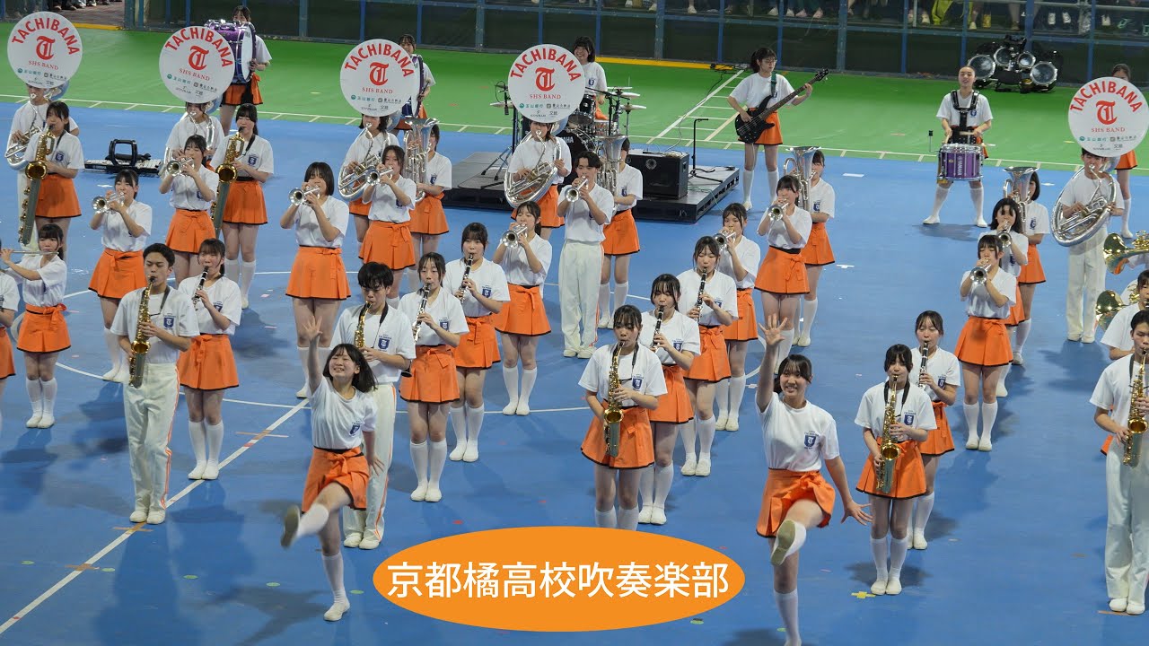 🇯🇵🇹🇼京都橘高校吹奏楽部【台湾遠征DAY 3】(4K 60P) ～屏東・国際