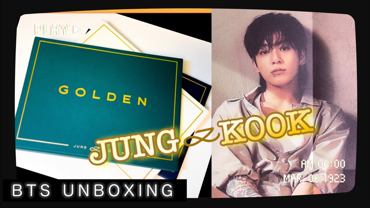 BTS UNBOXING】JUNG KOOK GOLDEN solo Album ジョングクのソロアルバム