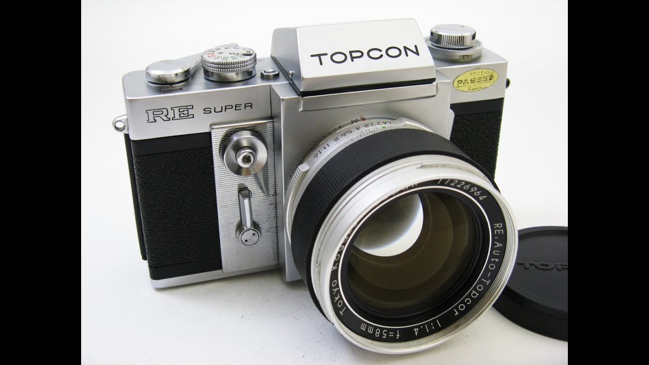 TOPCON RE SUPER + RE.AUTO Topcor 58mm F1.4 - YouTube
