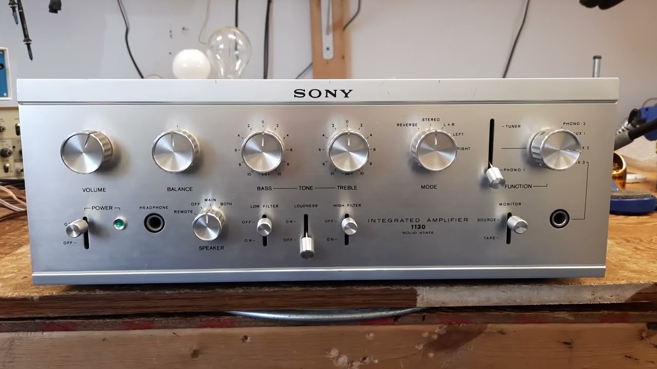 SONY ソニー プリメインアンプ ta1130a ヴィンテージテレビ