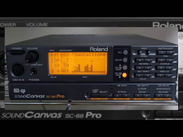 SC-88 Pro Introduction - Roland SC-88Pro Sound Canvas Demo - YouTube