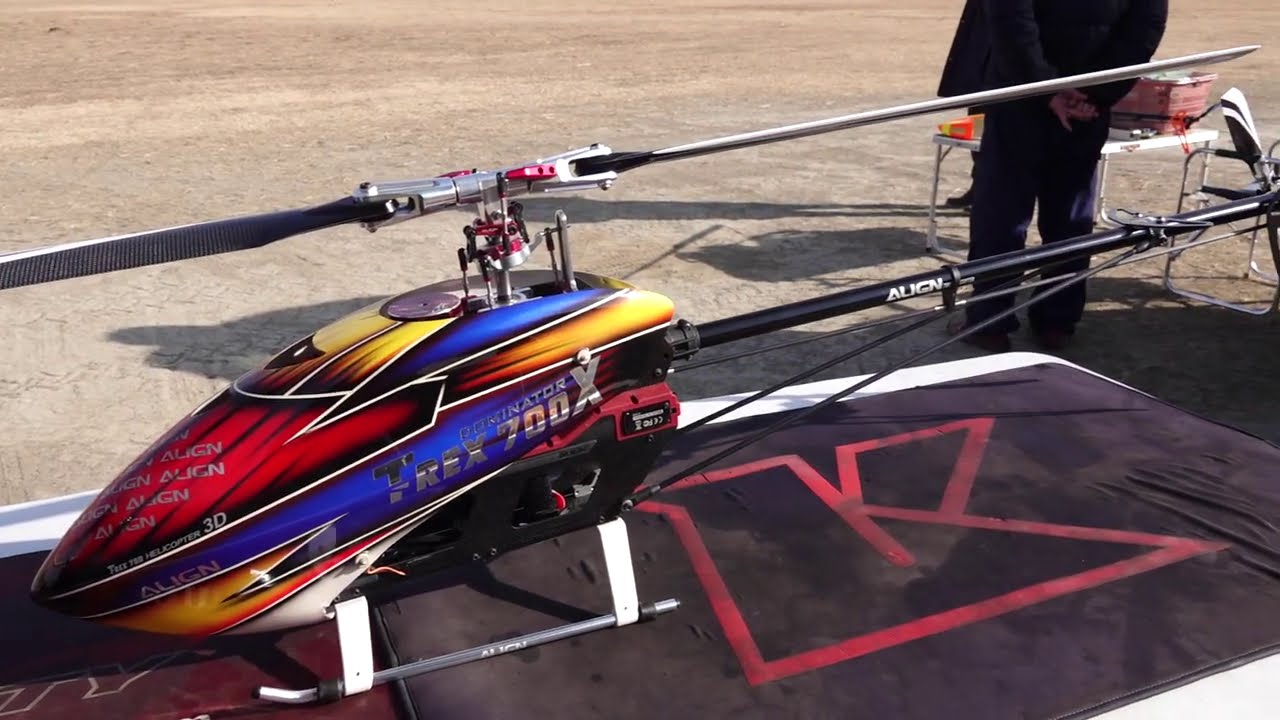 ラジコンヘリ ALIGN T-REX700X ヤフオク転売用PV - YouTube