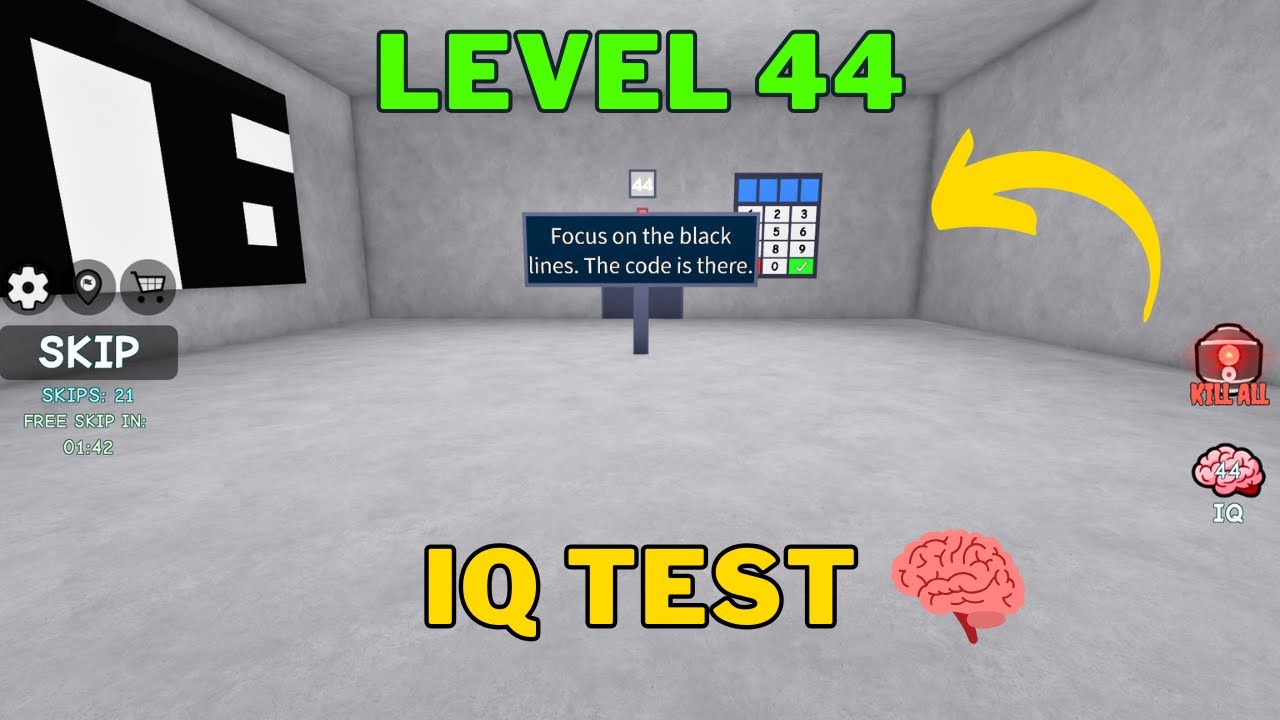 How To Solve Roblox IQ Test Level 44 | IQ Test 🧠 Guide - YouTube