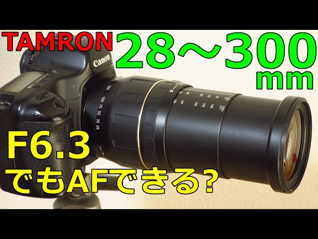 ジャンク】330円 超高倍率ズーム TAMRON 185D 28-300mm F3.5-6.3 動作