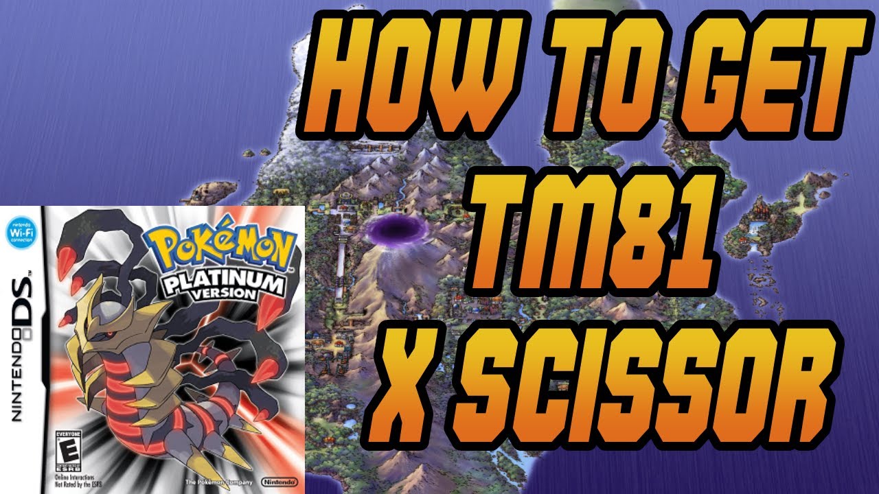 How to Get TM81 X-Scissor in Pokemon Platinum - YouTube