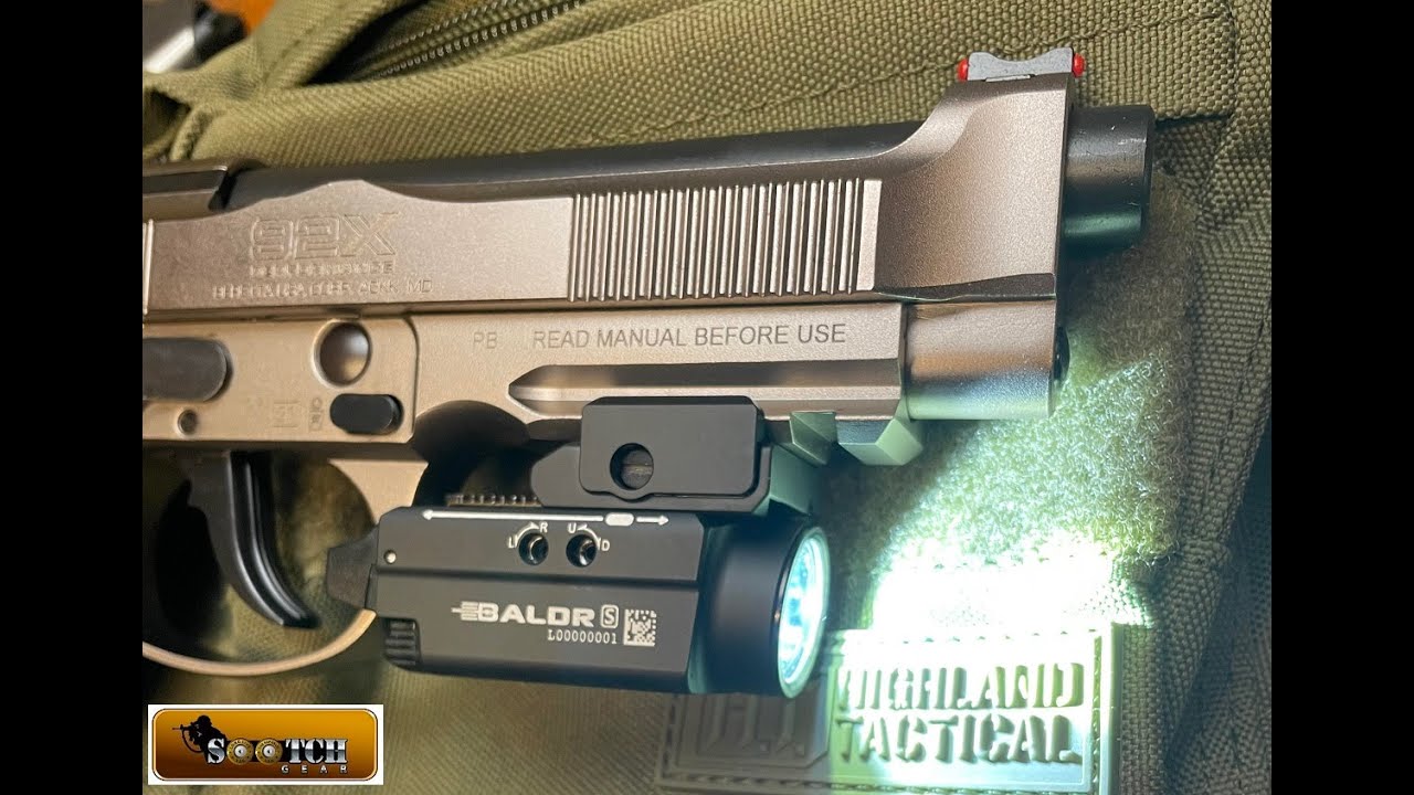 New Olight Baldr S 800 Lumen Light & Green Laser - YouTube