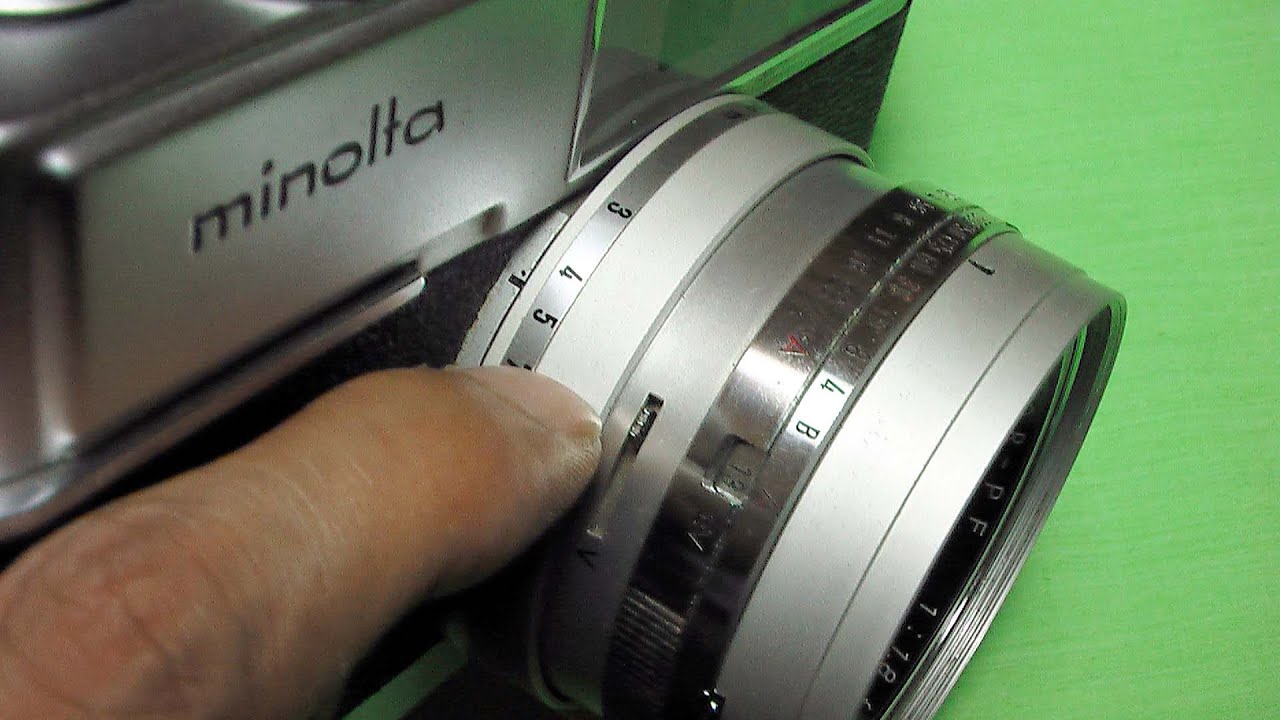 ミノルタ ハイマチック7 セルフタイマーのセット方法 MINOLTA HI