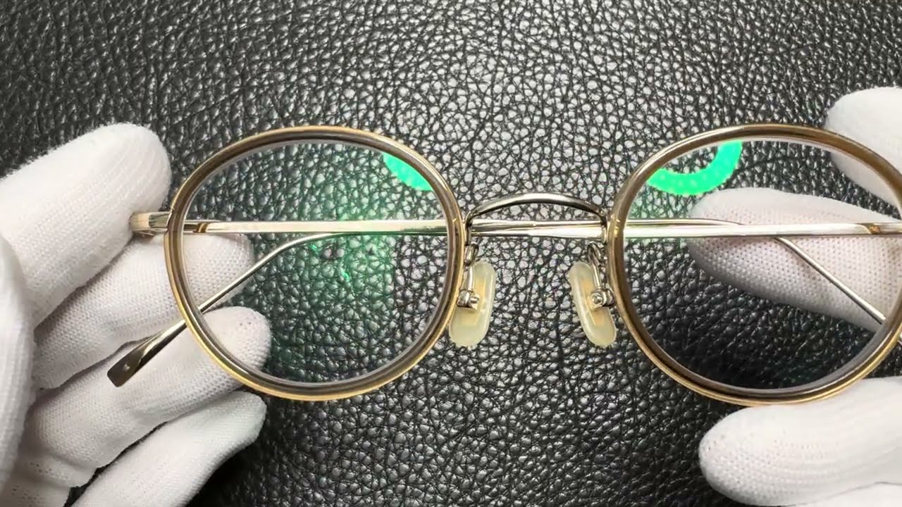 カネコガンキョウ 金子眼鏡 VINTAGE KV-86L BR - YouTube