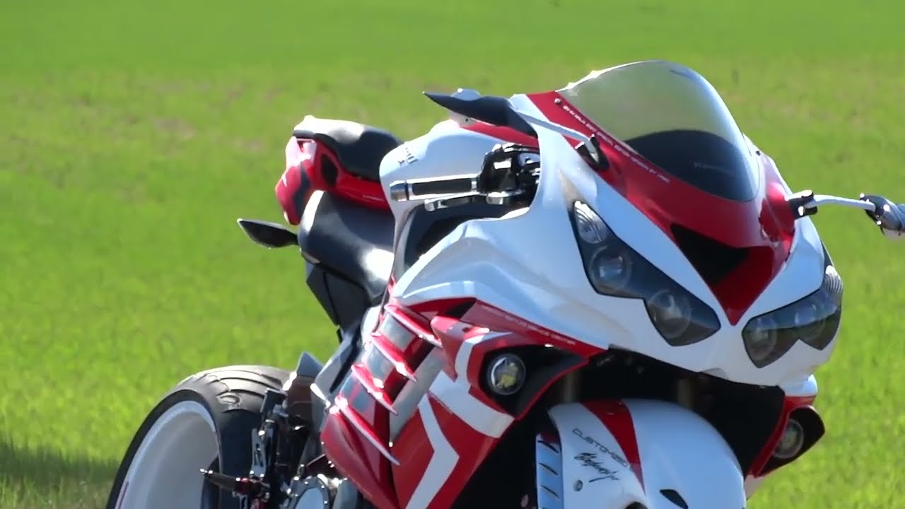 Custom project Kawasaki zx14 by DesignVRSC334 - YouTube