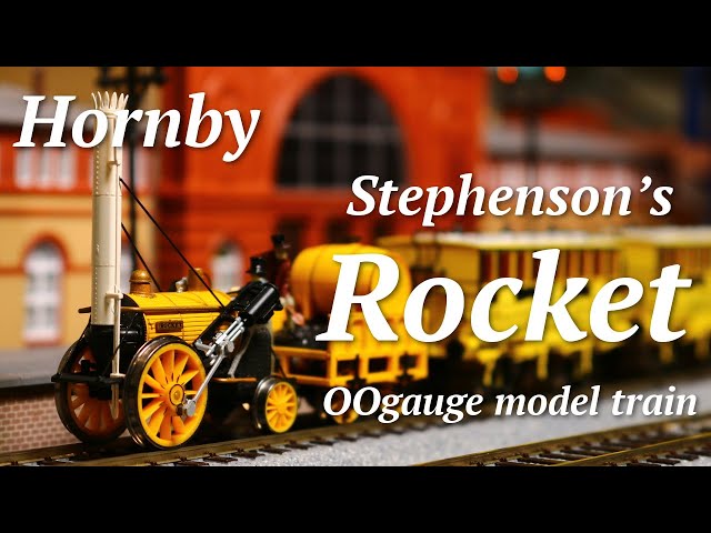 鉄道模型】世界初の旅客鉄道 ロケット号 - YouTube