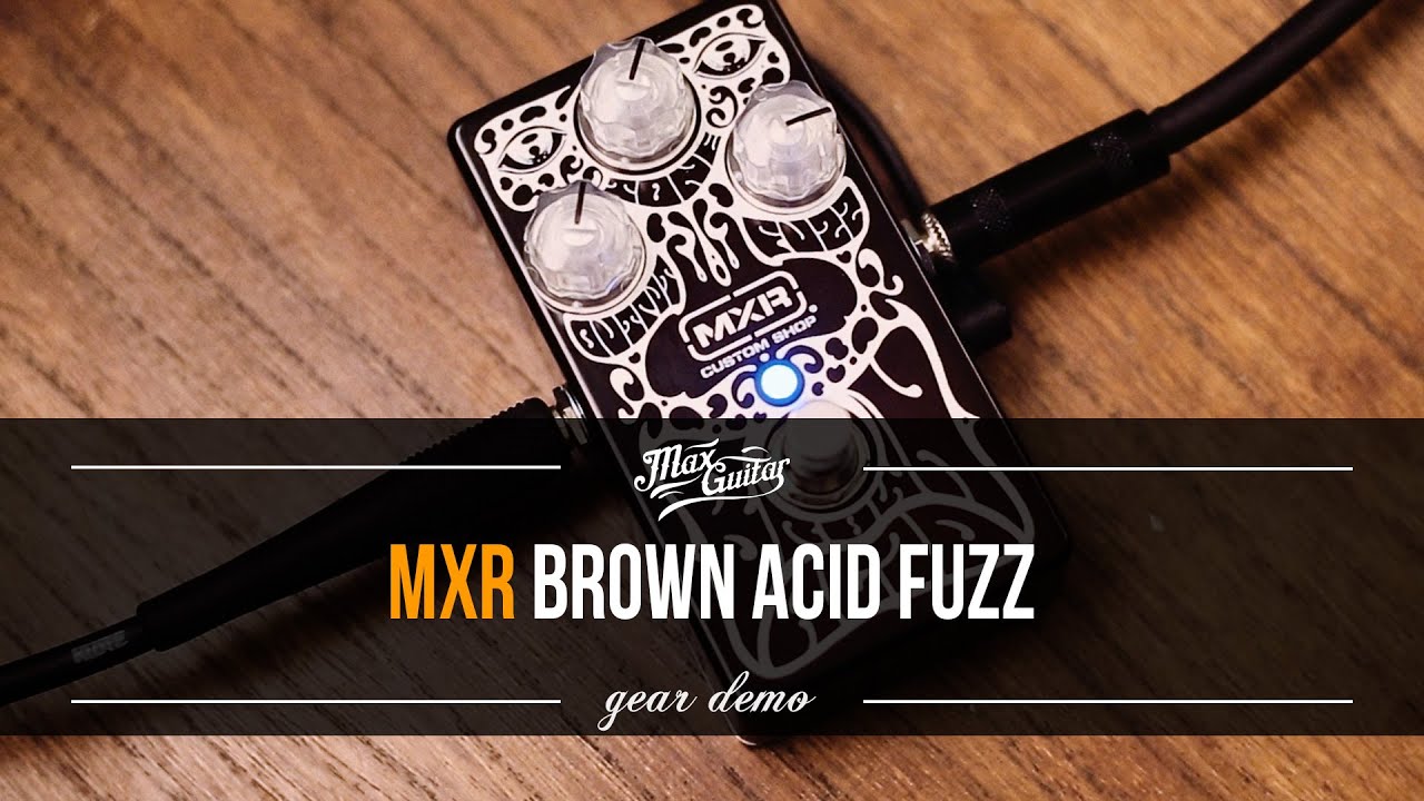 MXR Brown Acid Fuzz demo! With Fender CS John Cruz Strat into