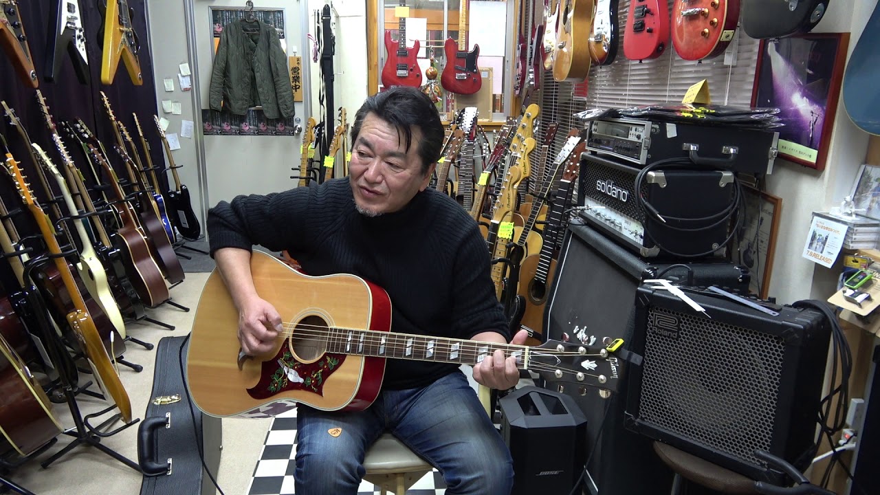 Gibson DOVE 2015年製 custom shop ギターフロンティア - YouTube