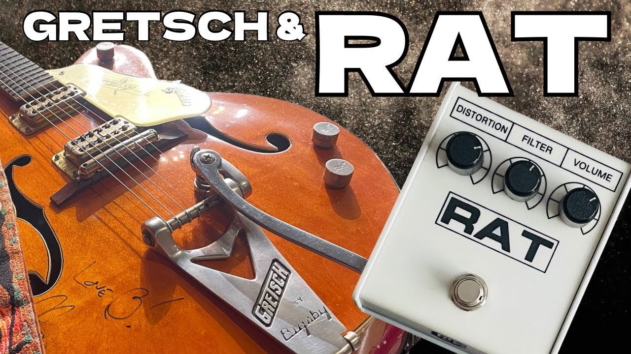 ProCo RAT II White】1960 Gretsch 6120 × White RAT II - YouTube