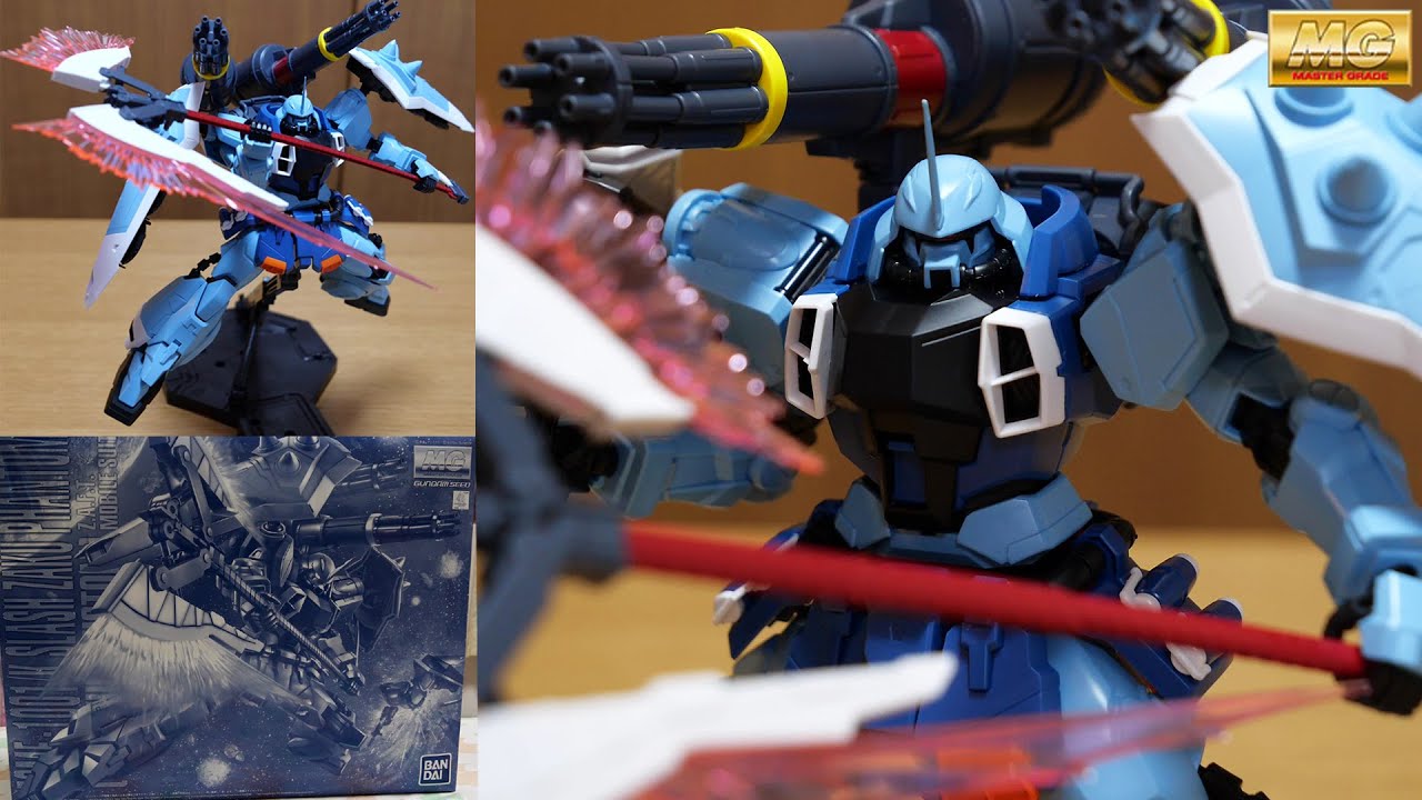 Gunpla MG 1/100 Slash Zaku Phantom (Yzak Joule's Custom) Review