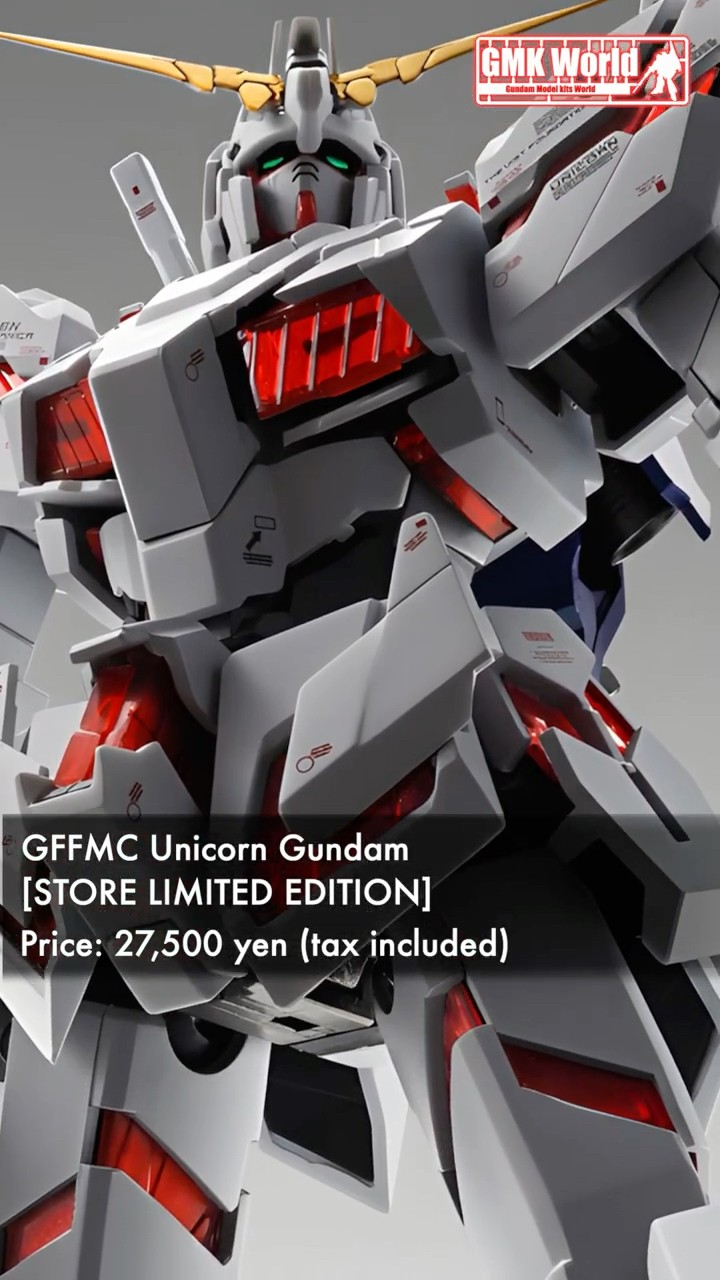 GFFMC Unicorn Gundam [STORE LIMITED EDITION] - Release Info