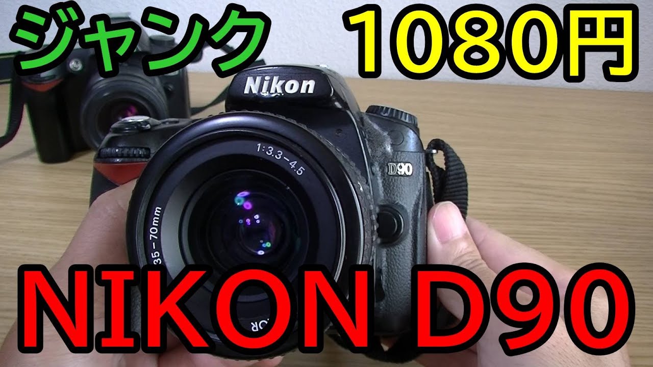 ジャンク】1080円で買ってきた ニコン D90 動作確認と作例を紹介