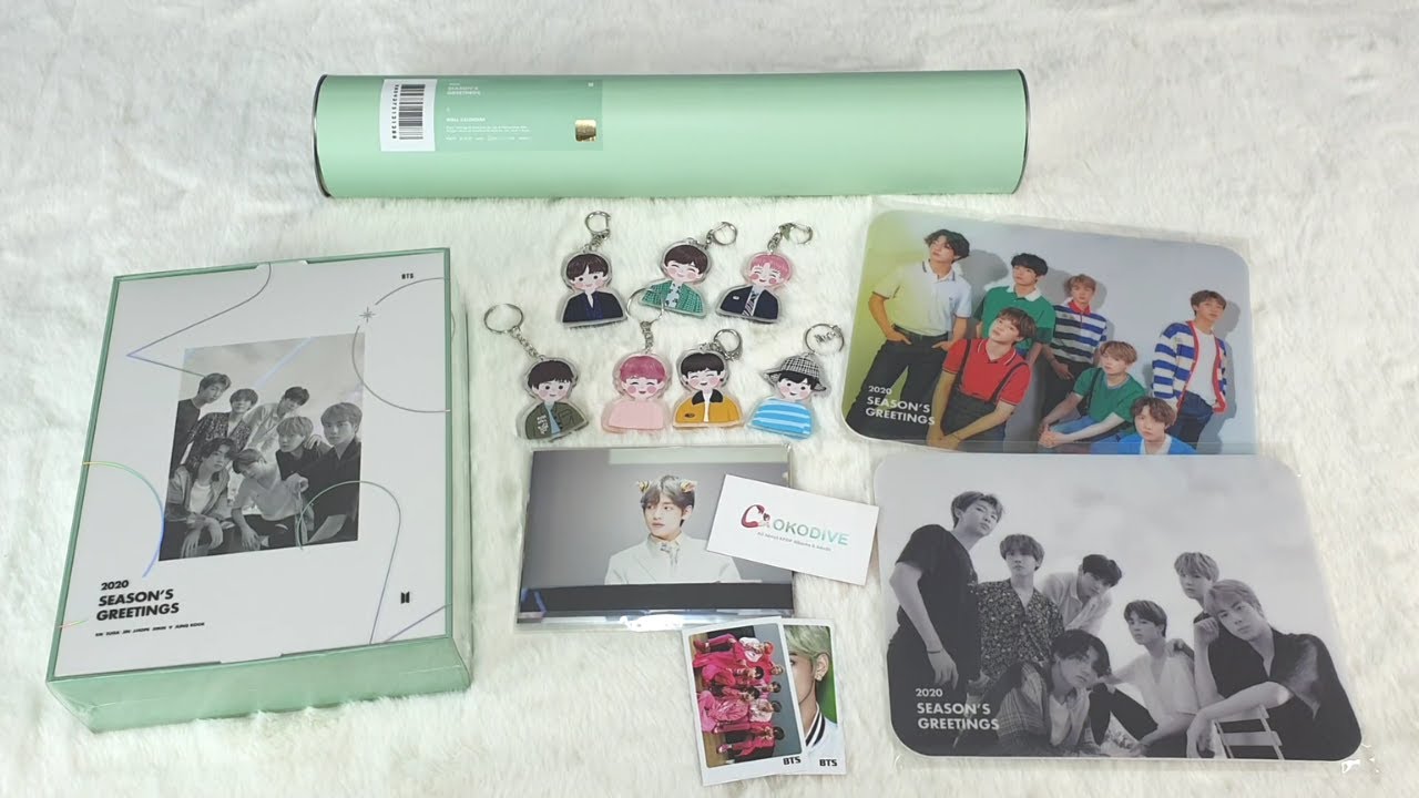 UNBOXING BTS 2020 SEASON'S GREETINGS - YouTube