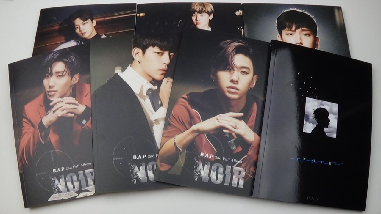 Unboxing B.A.P 비에이피 2nd Korean Studio Album NOIR (All Versions