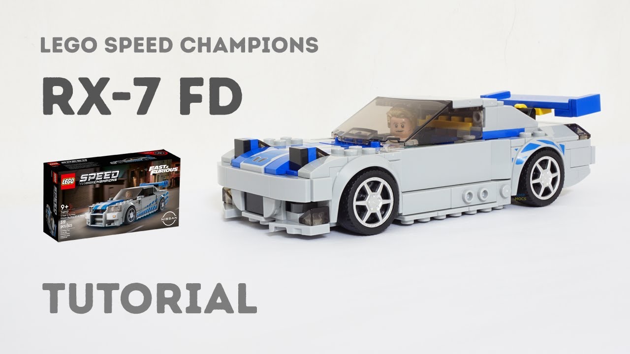 Tutorial - Mazda RX-7 FD Lego Speed Champions 76917 Alternate
