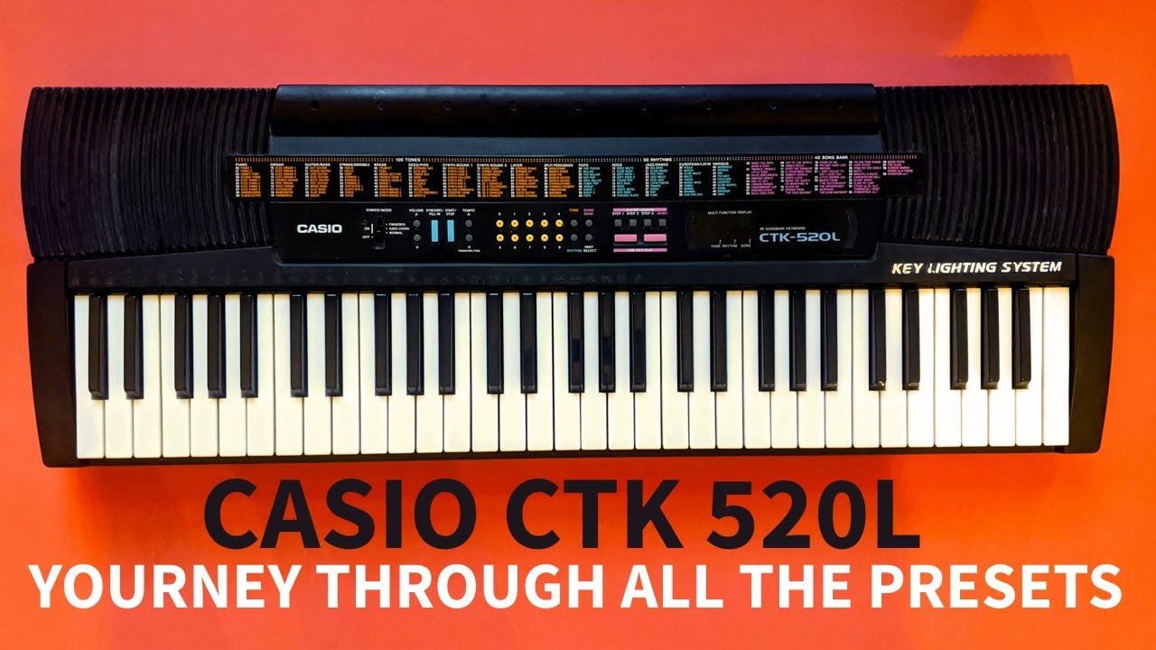 Casio CTK-520L JP Demonstrations - YouTube