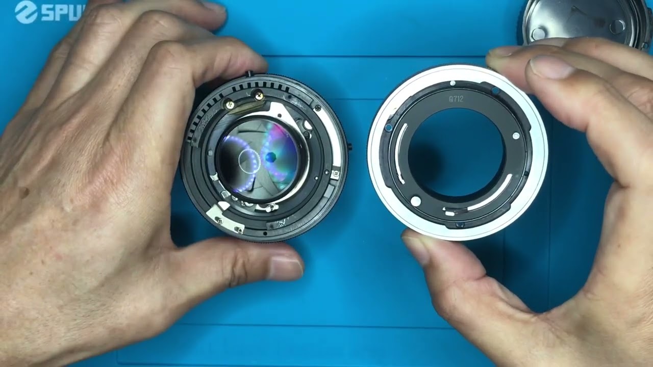 Canon FD 50mm f1.4 S.S.C.【マウントの分解組立】 - YouTube