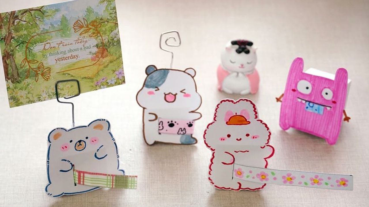 手工DIY系列合集】自制简单手帐胶带，盒子还是一个留言夹！#手工- YouTube