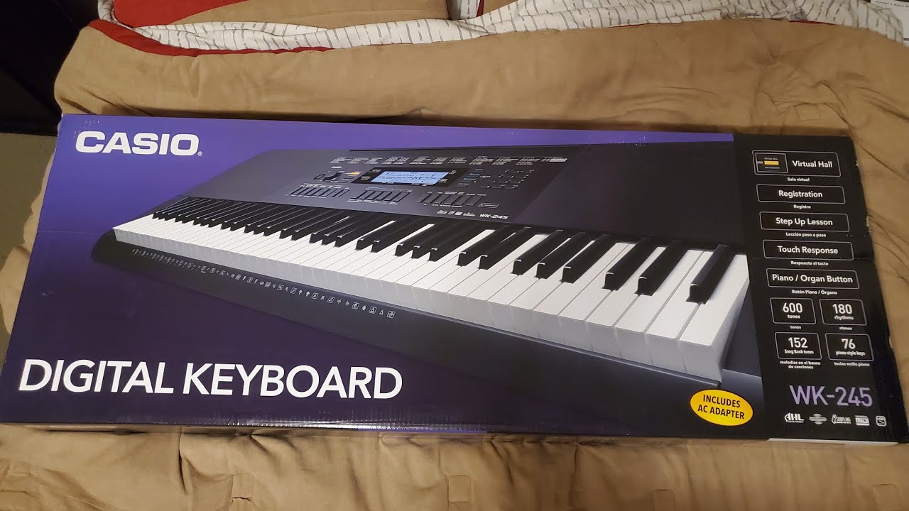 Casio WK-245 Digital Keyboard Unboxing | Miscellaneous Mondays