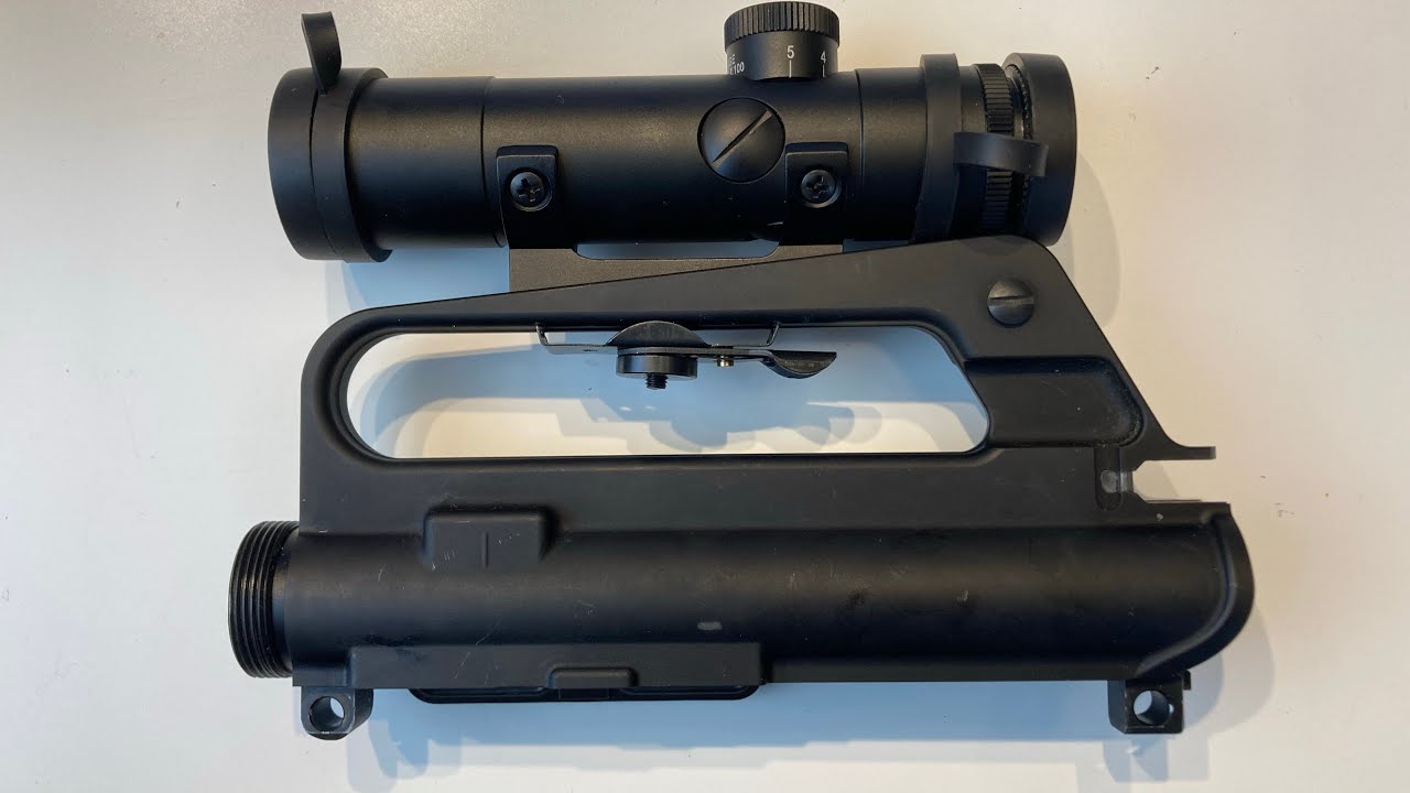 Colt 4x20 Scope Replica for M16, XM177 unboxing #asmr - YouTube