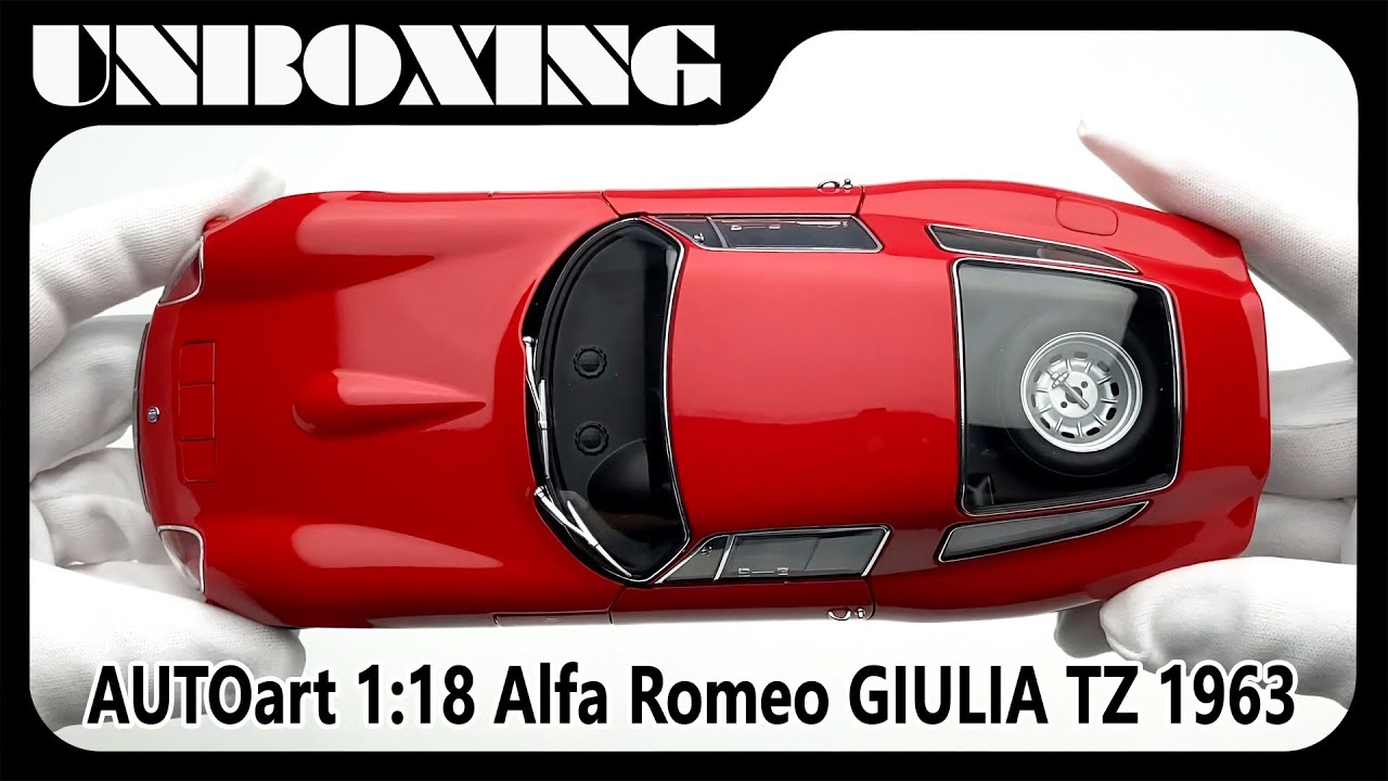 Alfa Romeo GIULIA TZ 1963 / 1:18 diecast car model by AUTOart