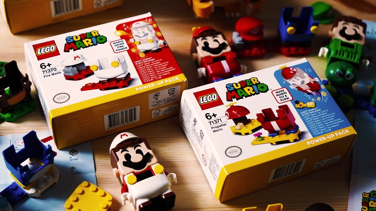 レゴマリオ】ファイアマリオ|プロペラマリオ|POWER-UP PACK |Fire