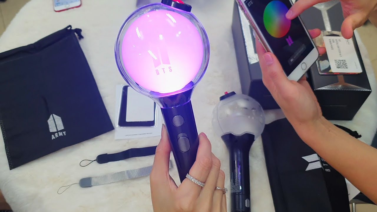 UNBOXING BTS OFFICIAL LIGHT STICK MAP OF THE SOUL SPECIAL EDITION