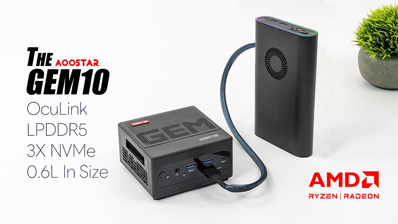 The All-New AOOSTAR GEM10 Is An Ultra Fast Mini PC With OcuLink